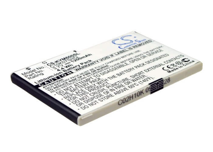 3.7V, Li-ion, 1200mAh, SmartPhone battery fits Kyocera, Sanyo, C10k07shq, M6000, Zio M6000, 4.44Wh Mobile, SmartPhone Cameron Sino Technology Limited (Smartphone)