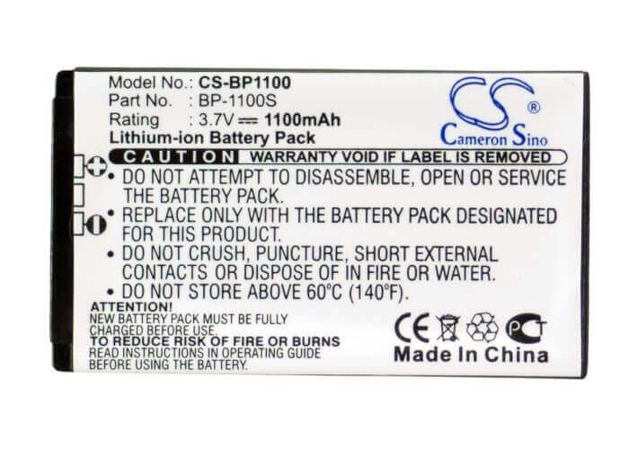 Battery For Kyocera U4r, U4rb, U4rbk 3.7v, 1100mah - 4.07wh Batteries for Electronics Cameron Sino Technology Limited (Suspended)