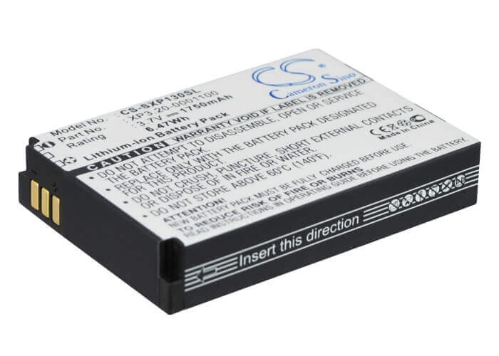 3.7V, Li-ion, 1750mAh, SmartPhone battery fits Land Rover, Sonim, Socketmobile, Seals, Bat-01750-01 S, S1, S2, 6.48Wh Mobile, SmartPhone Cameron Sino Technology Limited (Smartphone)