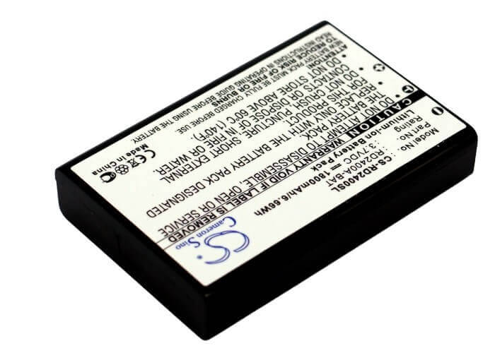 3.7V, Li-ion, 1800mAh, Media Player battery fits Lawmate, Thomson, Rca, Pv-1000, Pv-700, 6.66Wh Media Player Cameron Sino Technology Limited