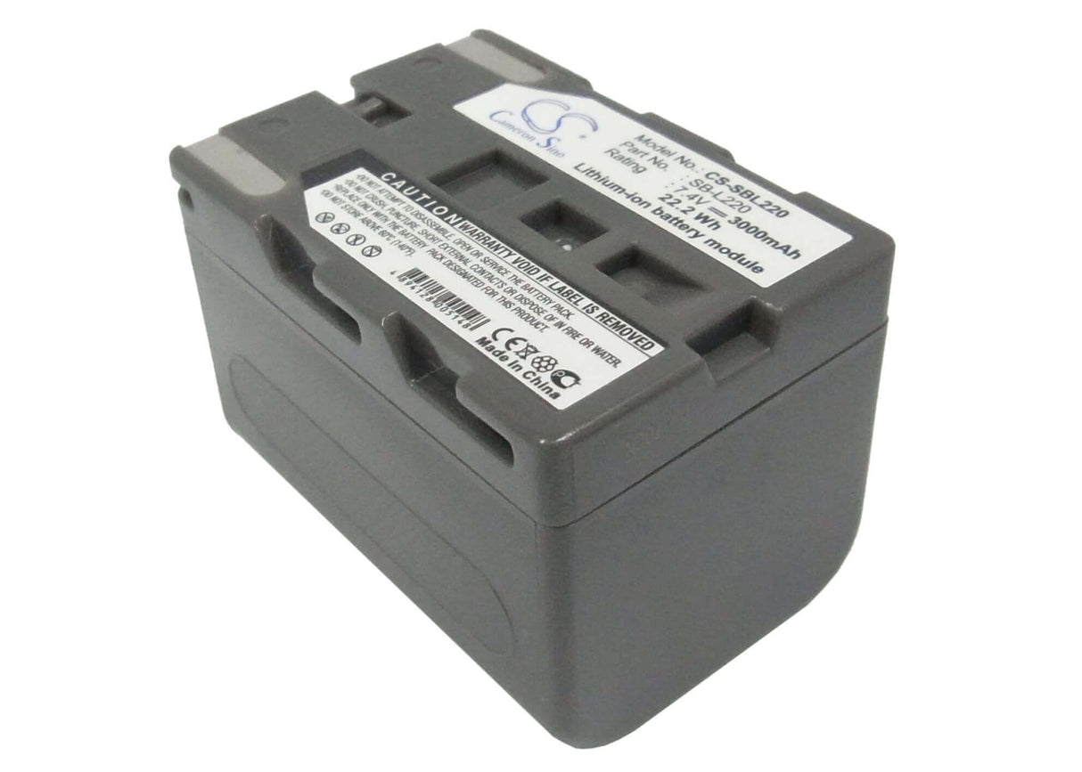 7.4V, Li-ion, 3000mAh, Camera battery fits Leaf, Samsung, Sb-l110, Afi-ii 7, Aptus 22, 22.2Wh Camera Cameron Sino Technology Limited (Camera)