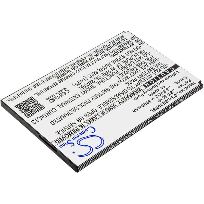 3.8V, Li-ion, 3000mAh, SmartPhone battery fits Leagoo, Bt-553p, Elite 3, 11.4Wh Mobile, SmartPhone Cameron Sino Technology Limited (Smartphone)