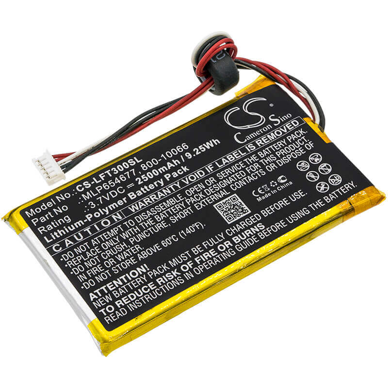 3.7V, Li-Polymer, 2500mAh, Tablet battery fits Leapfrog, 800-10066, Leappad 3, Leappad3, 9.25Wh Tablet Cameron Sino Technology Limited