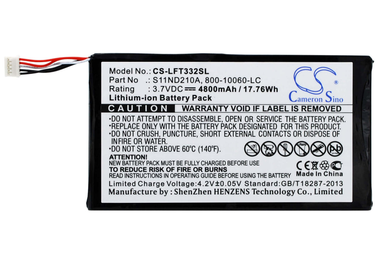 Battery For Leapfrog Leappad Ultra 33200, Leappad Ultra 83333, Nabi2nv7a 3.7v, 4800mah - 17.76wh Tablet Cameron Sino Technology Limited (Suspended)