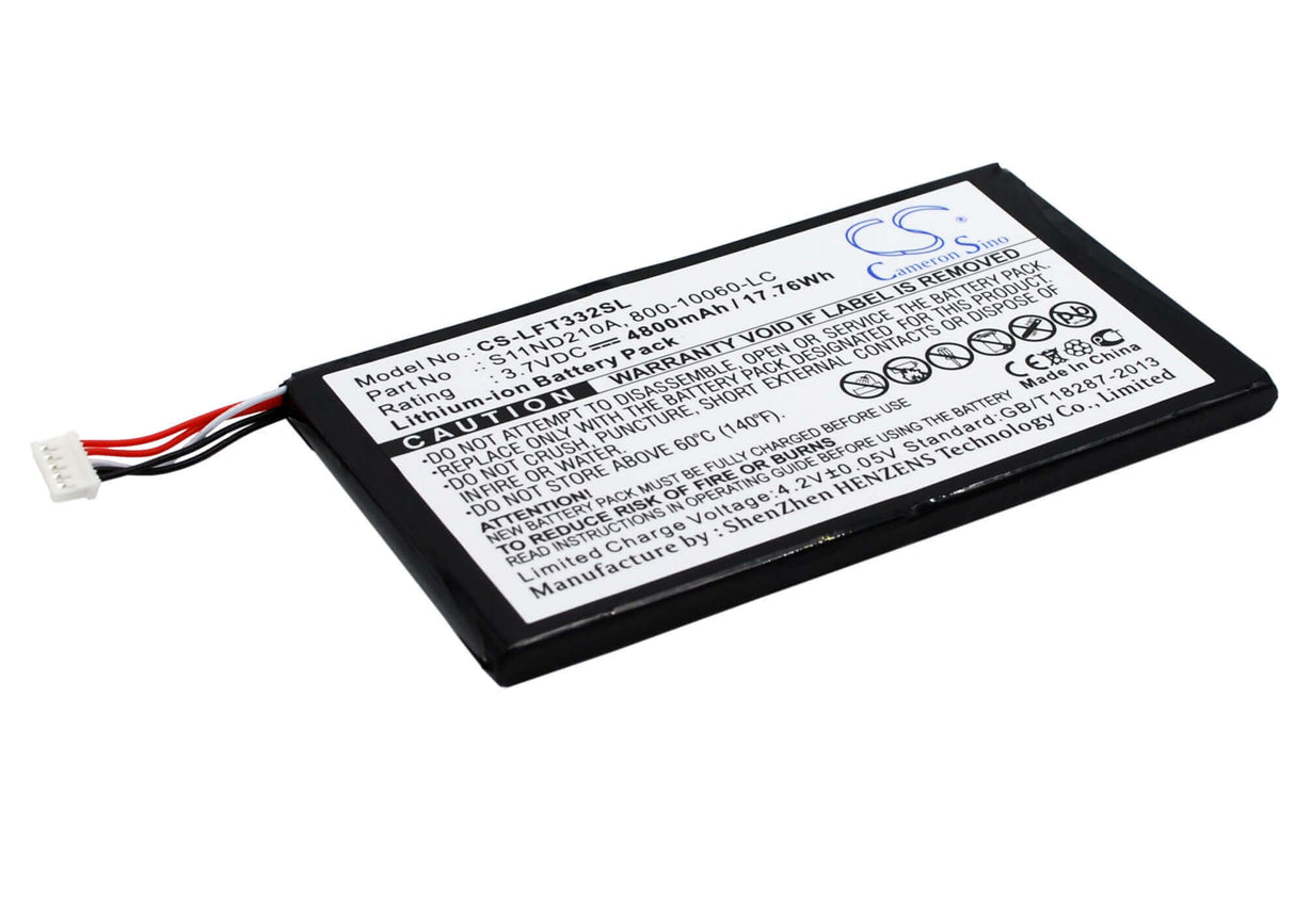Battery For Leapfrog Leappad Ultra 33200, Leappad Ultra 83333, Nabi2nv7a 3.7v, 4800mah - 17.76wh Tablet Cameron Sino Technology Limited (Suspended)