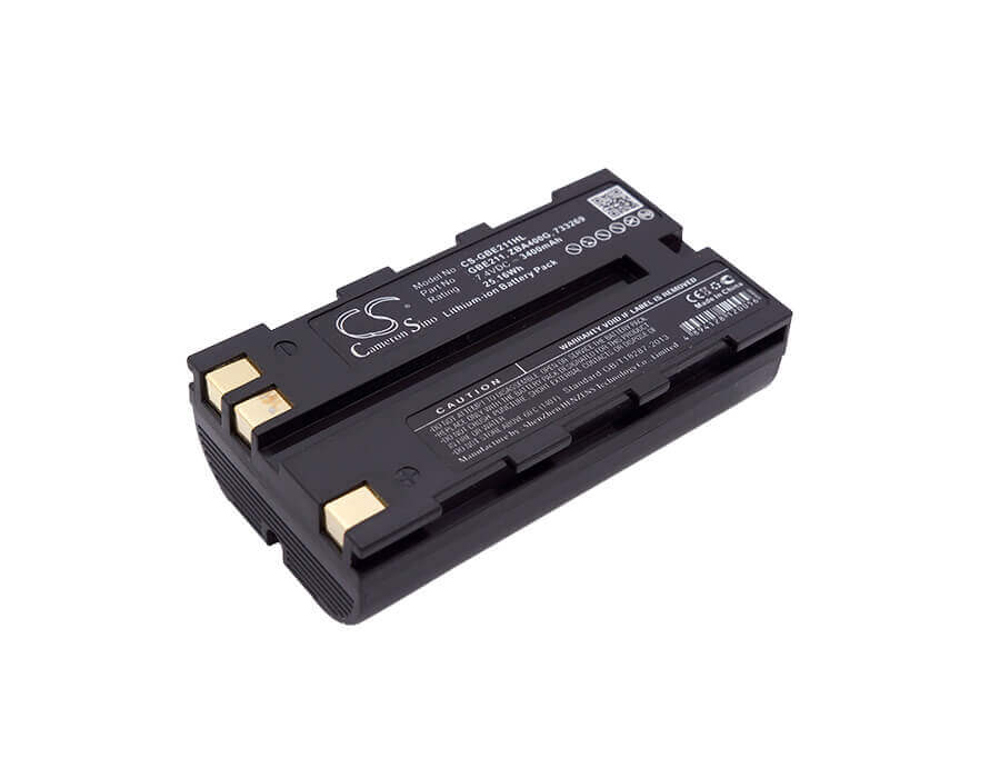 7.4V, Li-ion, 3400mAh, Equipment battery fits Leica, Geomax, 724117, Stonex R6, Zoom 20, 25.16Wh Equipment, Survey, Test Cameron Sino Technology Limited