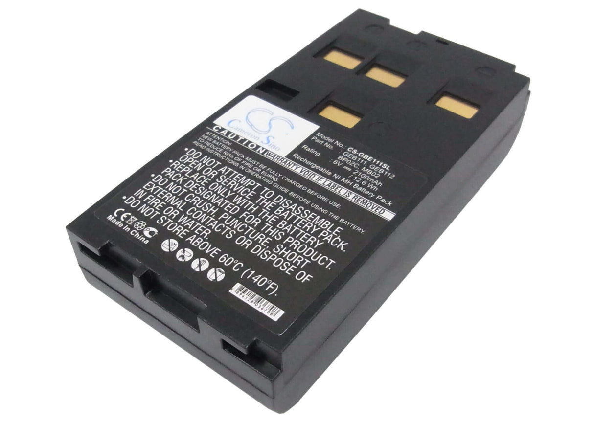 6.0V, Ni-MH, 2100mAh, Equipment battery fits Leica, 667147, 400, 700, 12.6Wh Equipment, Survey, Test Cameron Sino Technology Limited