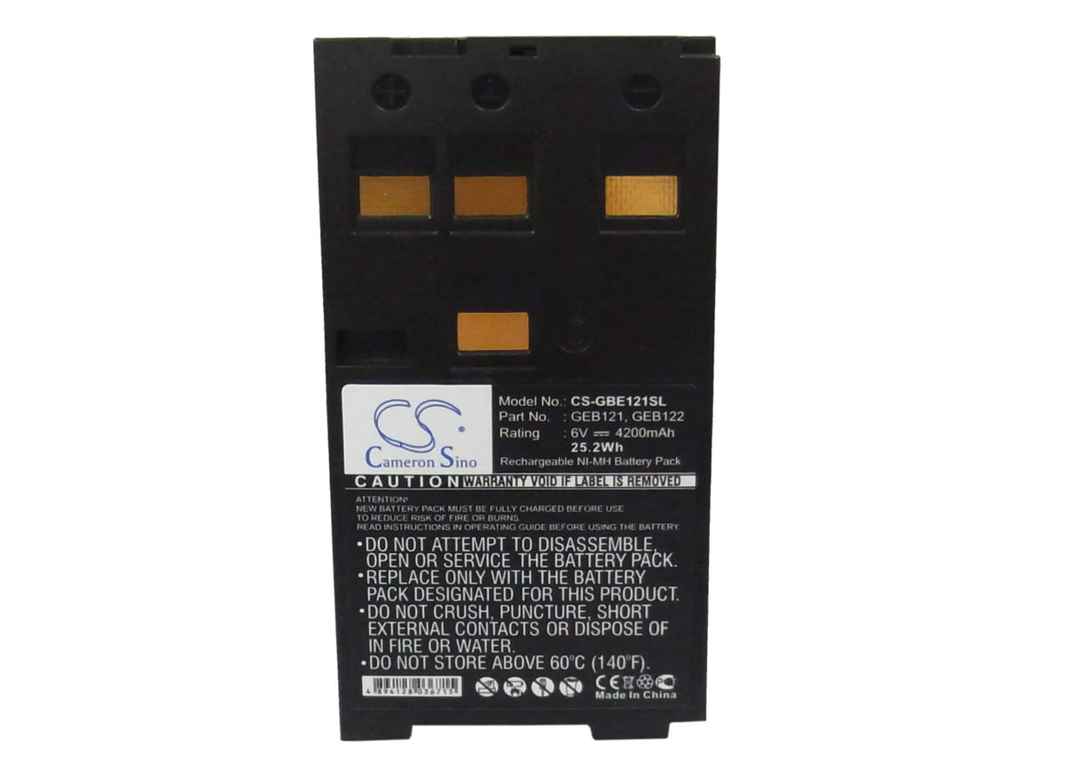 Equipment Battery for Leica Tps400, Tps700, Tps800 6.0v, 3600mah - 21.60wh Equipment, Survey, Test Cameron Sino Technology Limited