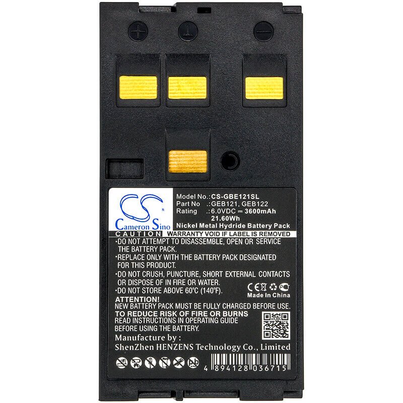 Equipment Battery for Leica Tps400, Tps700, Tps800 6.0v, 3600mah - 21.60wh Equipment, Survey, Test Cameron Sino Technology Limited
