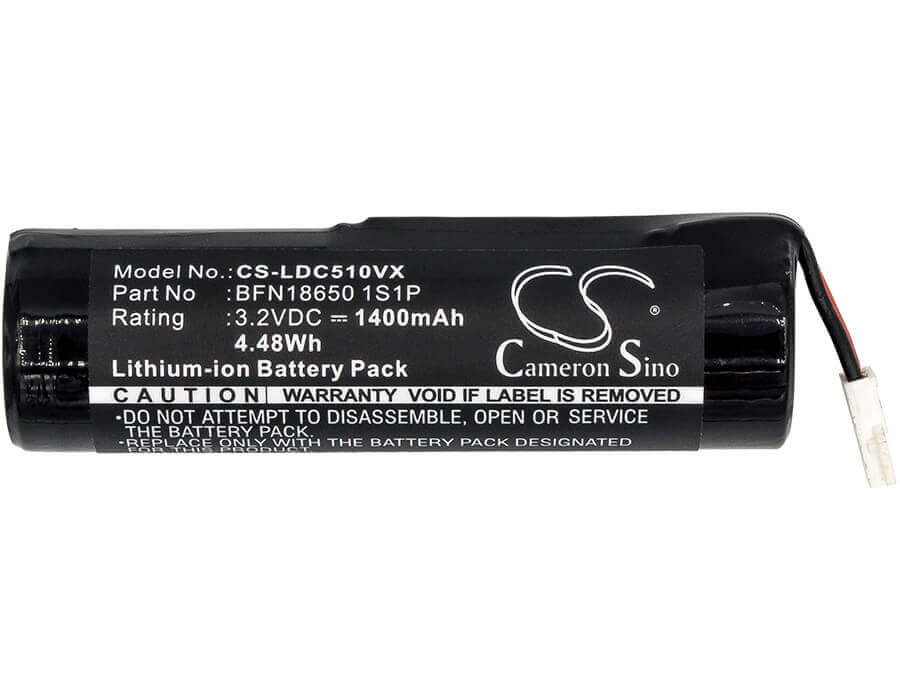 3.2V, LiFePO4, 1400mAh, Vacuum battery fits Silvercrest, Leifheit, 51000, 51000 Ii. Generace, 51002, 4.48Wh Vacuum Cameron Sino Technology Limited