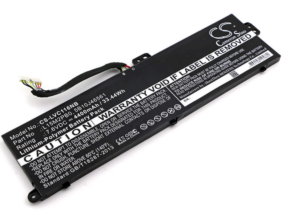Battery For Lenovo, 100s-11iby, Chromebook 11.6 7.6v, 4400mah - 33.44wh Notebook, Laptop Cameron Sino Technology Limited