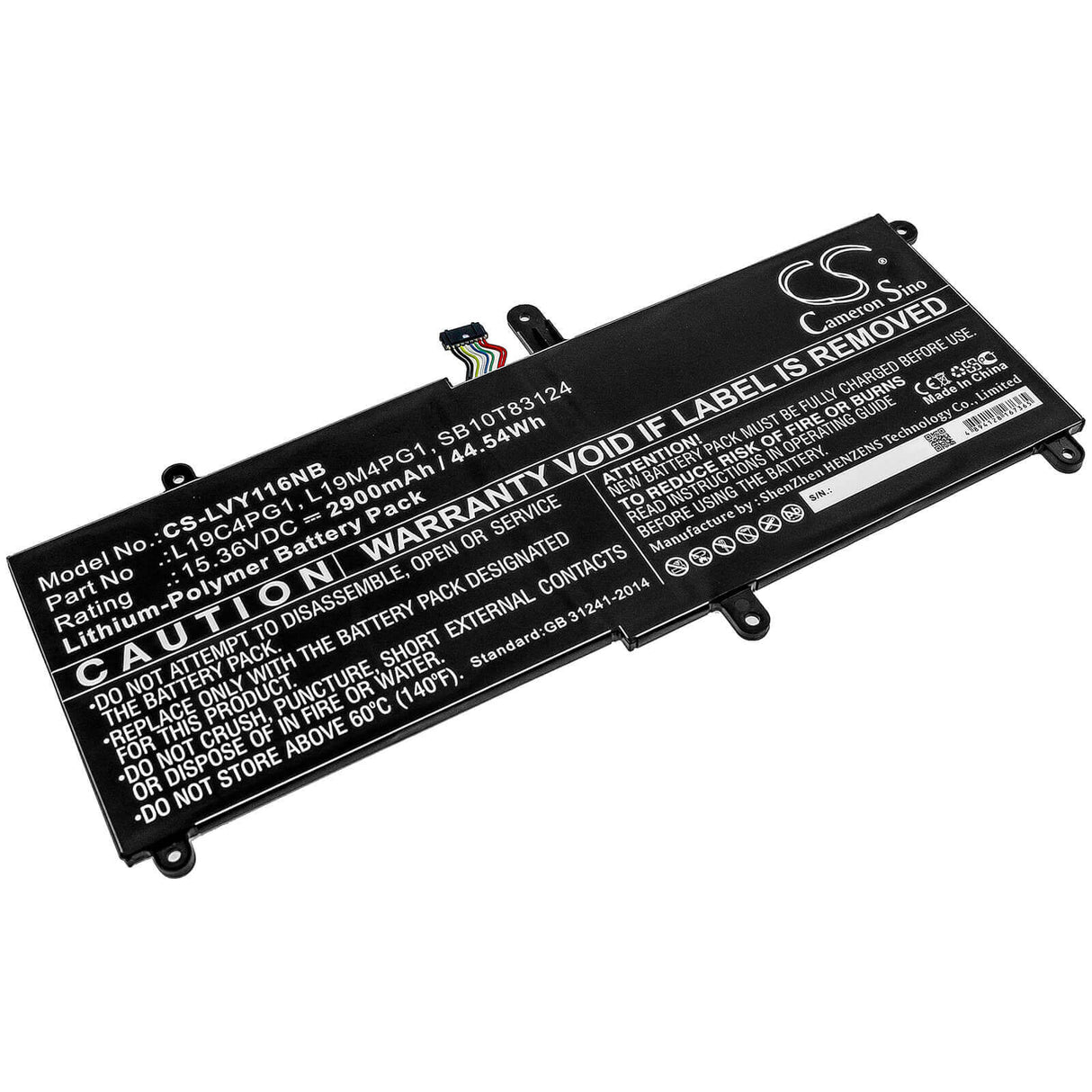 Battery For Lenovo, 11e Yoga Gen 6 20ses00100, 11e Yoga Gen 6 20ses00200 15.36v, 2900mah - 44.54wh Notebook, Laptop Cameron Sino Technology Limited