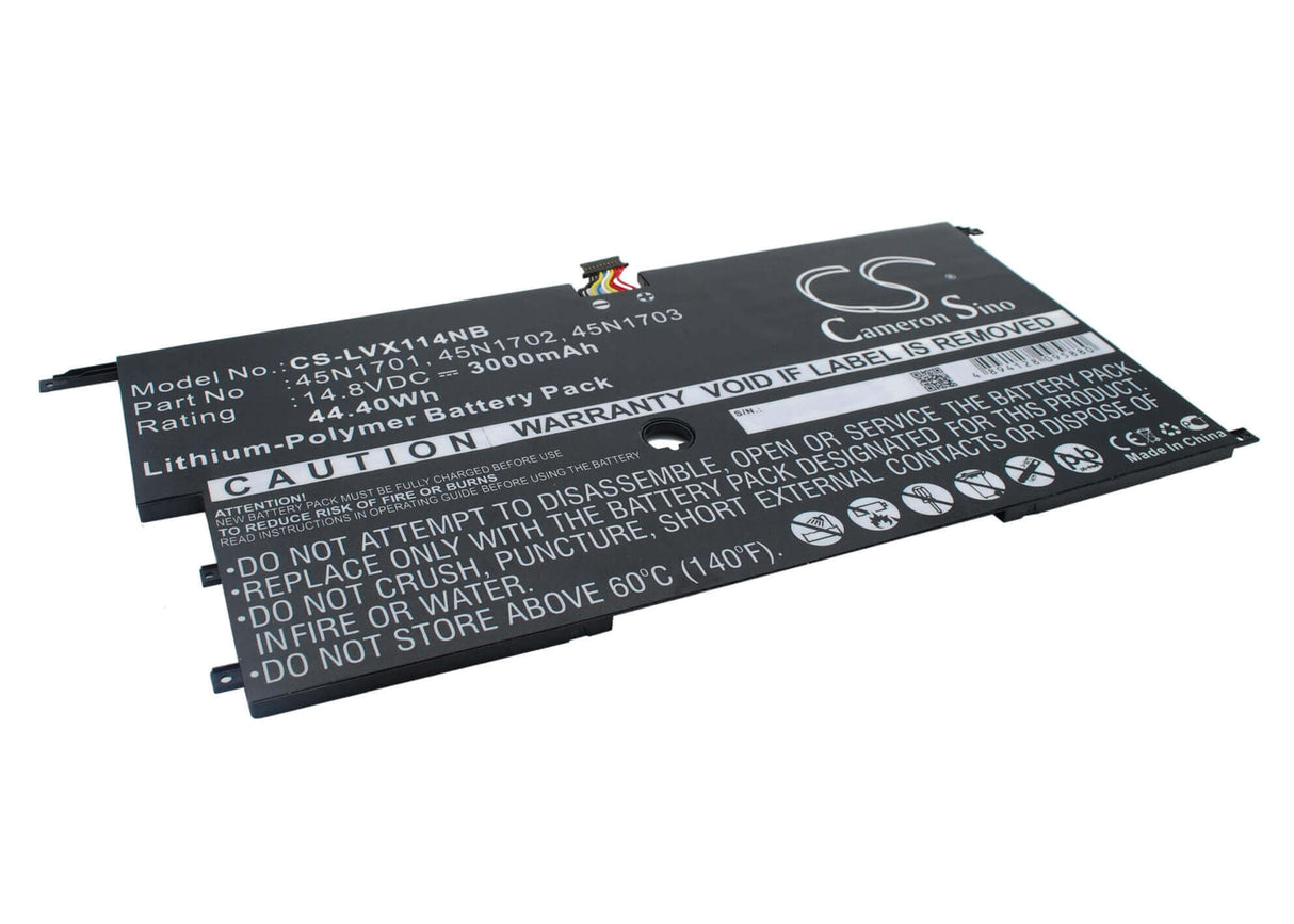 Battery For Lenovo, 20a7, 20a8, Thinkpad X1 Carbon 14 14.8v, 3000mah - 44.40wh Notebook, Laptop Cameron Sino Technology Limited