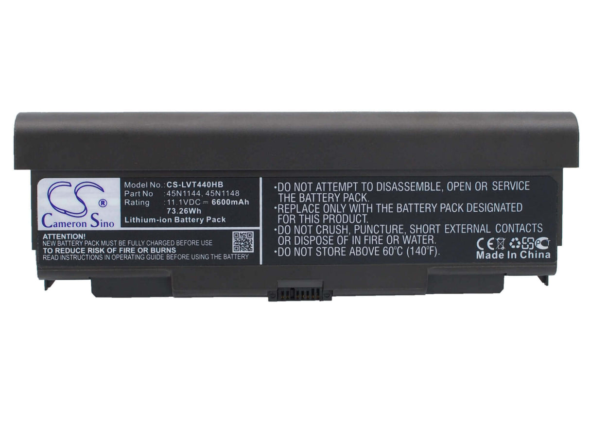 Battery For Lenovo, 20at0019cd, Thinkpad L440, Thinkpad L440 20as 11.1v, 6600mah - 73.26wh Notebook, Laptop Cameron Sino Technology Limited