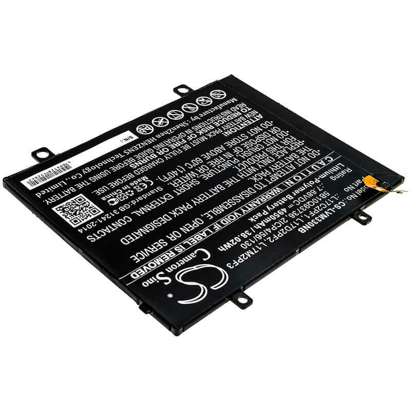 Batterie pour Lenovo, 80xf00dfin, Miix 330 7.68v, 4950mah - 38.02wh Notebook, Laptop Cameron Sino Technology Limited (Suspendu)