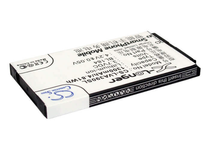 3.7V, Li-ion, 1300mAh, SmartPhone battery fits Lenovo, Bl184, A390e, 4.81Wh Mobile, SmartPhone Cameron Sino Technology Limited (Suspended)