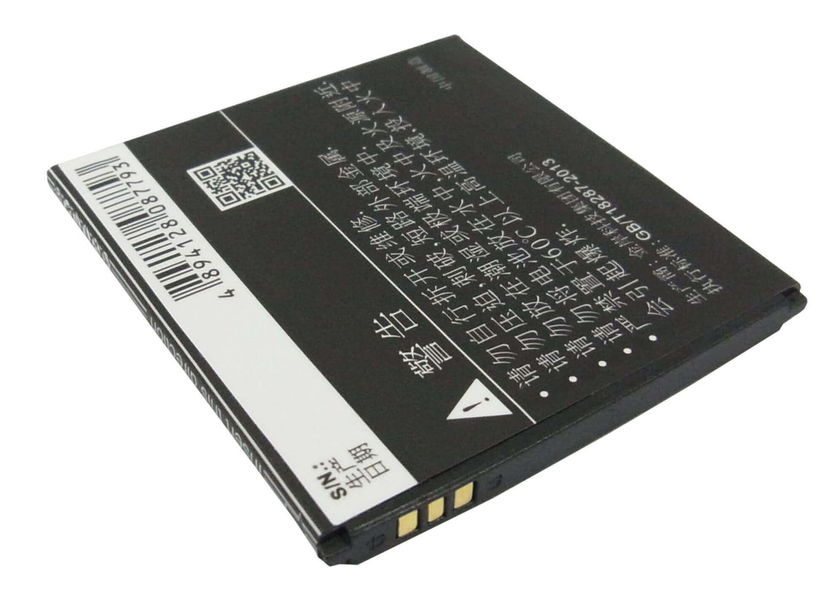 3,7V, Li-ion, 1200mAh, batterie de smartphone compatible Lenovo, Bl204, A586, A630t, 4,44Wh Mobile, Smartphone Cameron Sino Technology Limited (Smartphone)