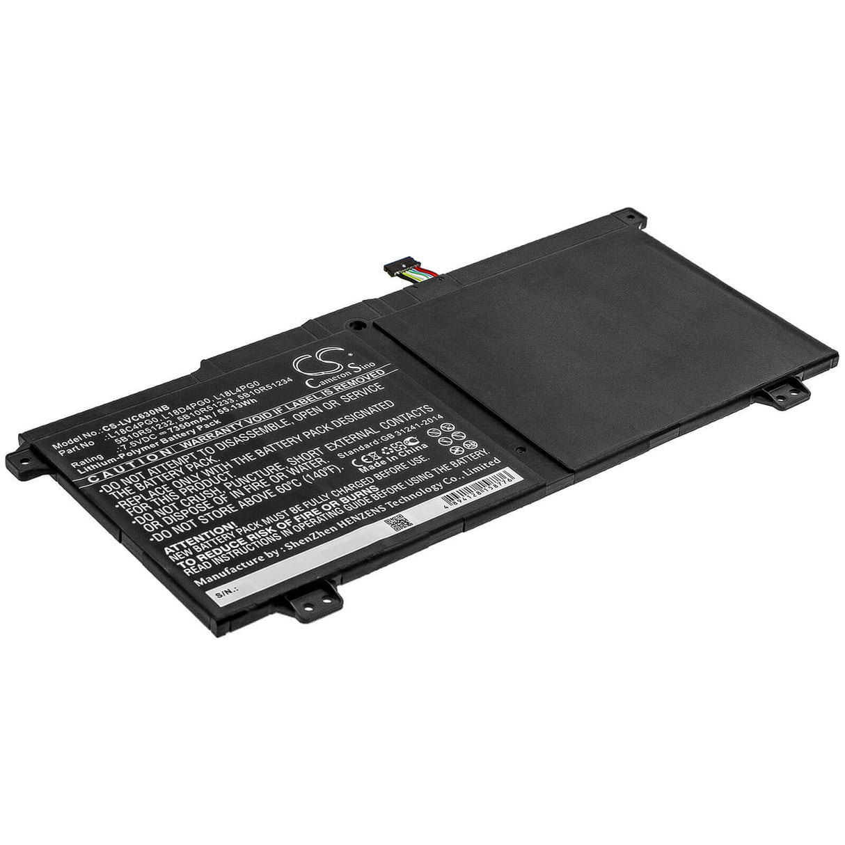 Battery For Lenovo, Chromebook C340-15, Yoga Chromebook C630 7.5v, 7350mah - 55.13wh Notebook, Laptop Cameron Sino Technology Limited
