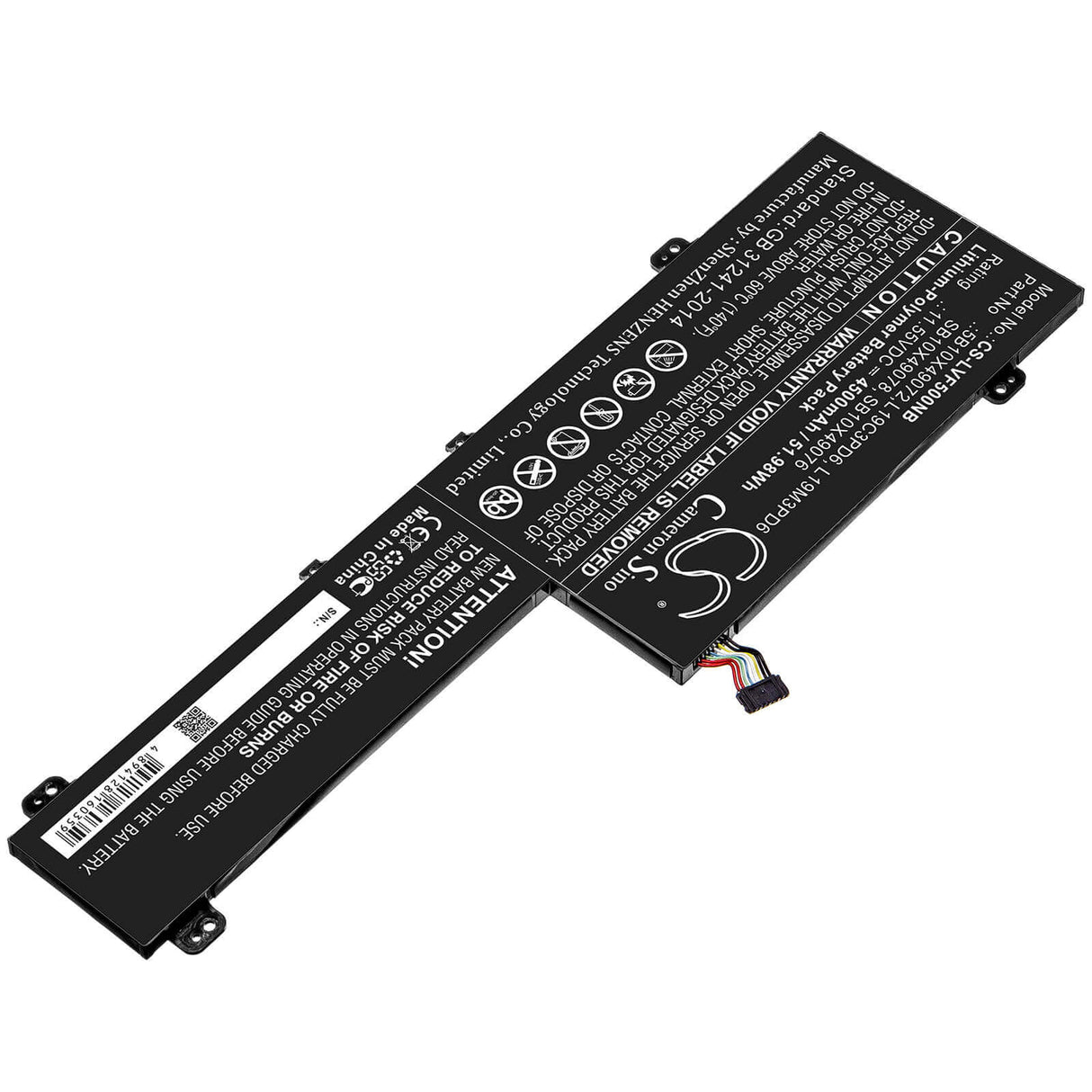 Battery For Lenovo, Flex 5 14 Amd 81x20005us, Ideapad Flex 5, Ideapad Flex 5 15 11.55v, 4500mah - 51.98wh Notebook, Laptop Cameron Sino Technology Limited