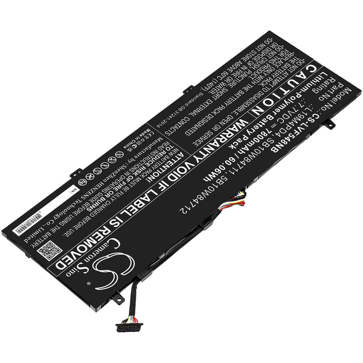 Battery For Lenovo, Flex 5g, Flex 5g-14q8cx05(81xe/82ak) 7.7v, 7800mah - 60.06wh Notebook, Laptop Cameron Sino Technology Limited