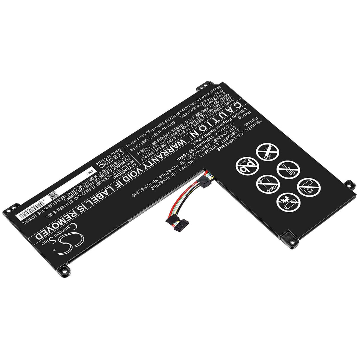 Battery For Lenovo, Ideapad 1-11igl05, Ideapad 1-14igl05 7.5v, 4200mah - 31.50wh Notebook, Laptop Cameron Sino Technology Limited