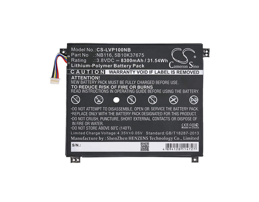 Battery For Lenovo, Ideapad 100s, Ideapad 100s-11iby, Ideapad 100s-11iby 80r2 3.8v, 8300mah - 31.54wh Notebook, Laptop Cameron Sino Technology Limited
