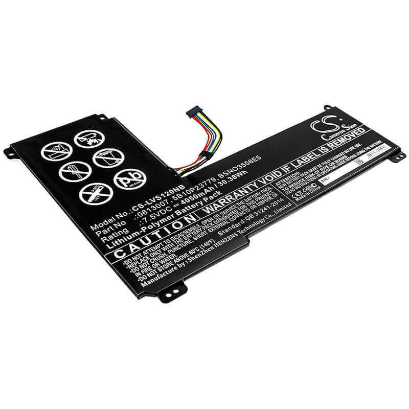 Battery For Lenovo, Ideapad 120s-14, Ideapad 120s-14iap, Ideapad 120s-14iap (81a5) Serie 7.5v, 4050mah - 30.38wh Notebook, Laptop Cameron Sino Technology Limited