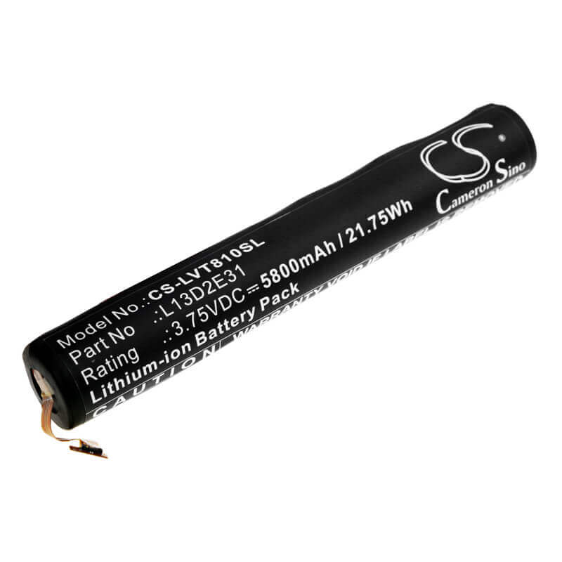 3.75V, Li-ion, 5800mAh, Tablet battery fits Lenovo, L13d2e31, Ideapad B6000, Yoga Tablet 8, 21.75Wh Tablet Cameron Sino Technology Limited