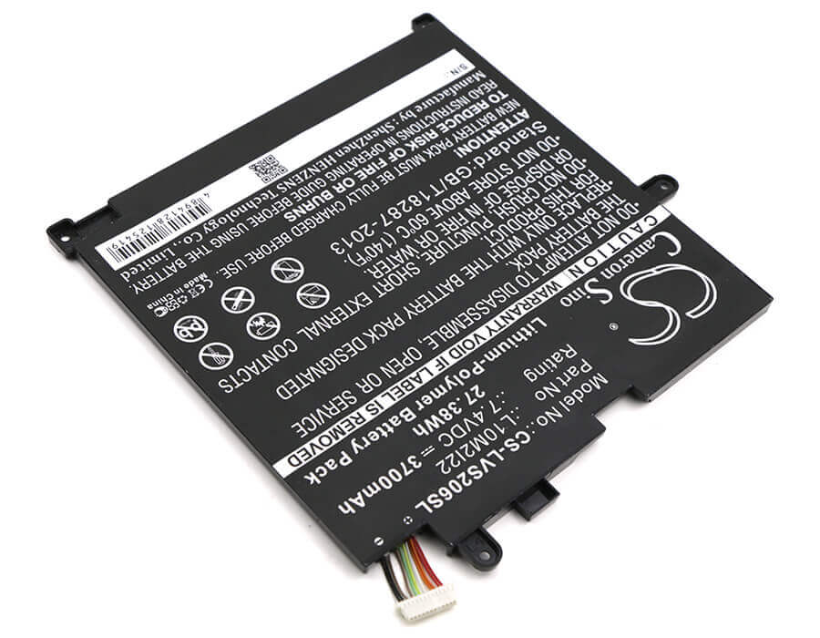 Battery For Lenovo, Ideapad P1, Ideapad S200, Ideapad S206 7.4v, 3700mah - 27.38wh Tablet Cameron Sino Technology Limited (Suspended)
