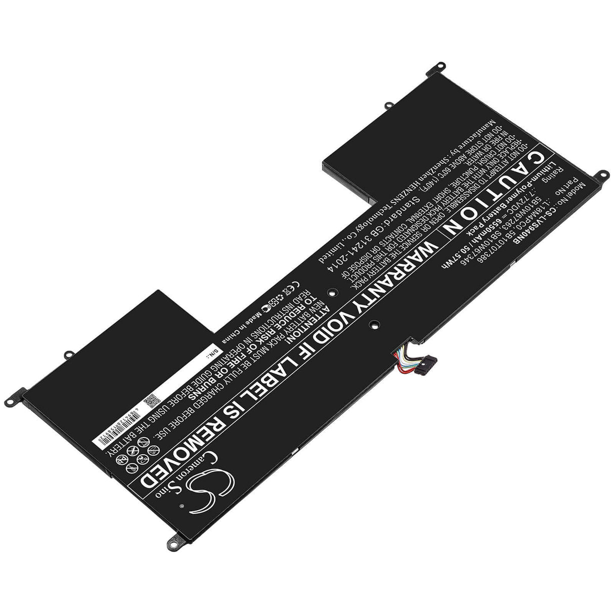 Battery For Lenovo, Ideapad S940-14iwl, Yoga S940 14, Yoga S940 81q7 7.72v, 6550mah - 50.57wh Notebook, Laptop Cameron Sino Technology Limited