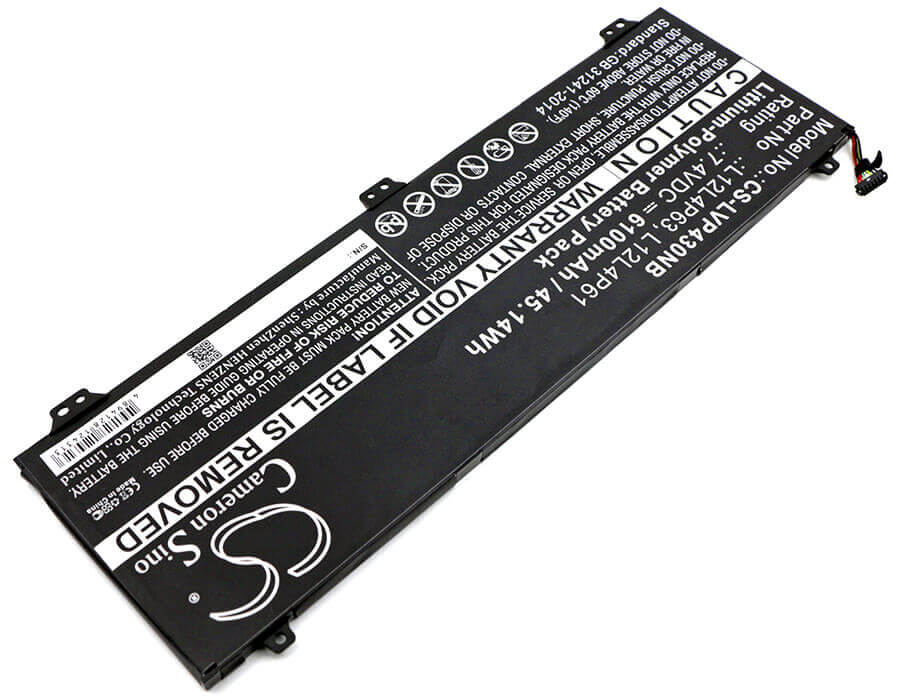 Battery For Lenovo, Ideapad U330p, Ideapad U330t, U330 Touch 7.4v, 6100mah - 45.14wh Notebook, Laptop Cameron Sino Technology Limited