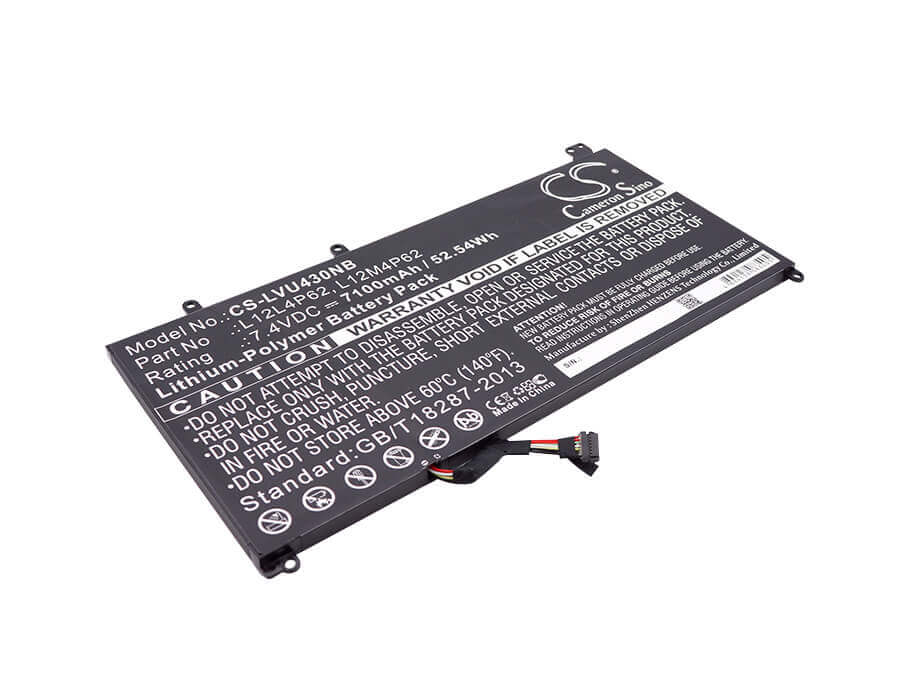 Battery For Lenovo, Ideapad U330t, Ideapad U430, Ideapad U430 Touch-5937 7.4v, 7100mah - 52.54wh Notebook, Laptop Cameron Sino Technology Limited