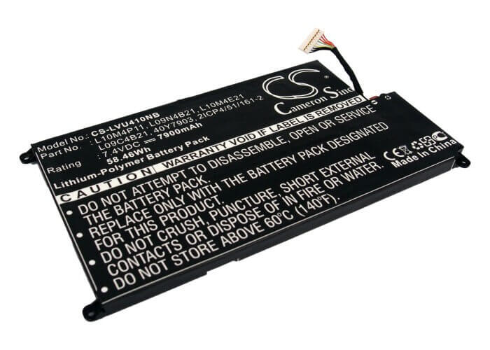 Battery For Lenovo, Ideapad U40-ifi, Ideapad U410, Ideapad U410 25-20373 7.4v, 7900mah - 58.46wh Notebook, Laptop Cameron Sino Technology Limited