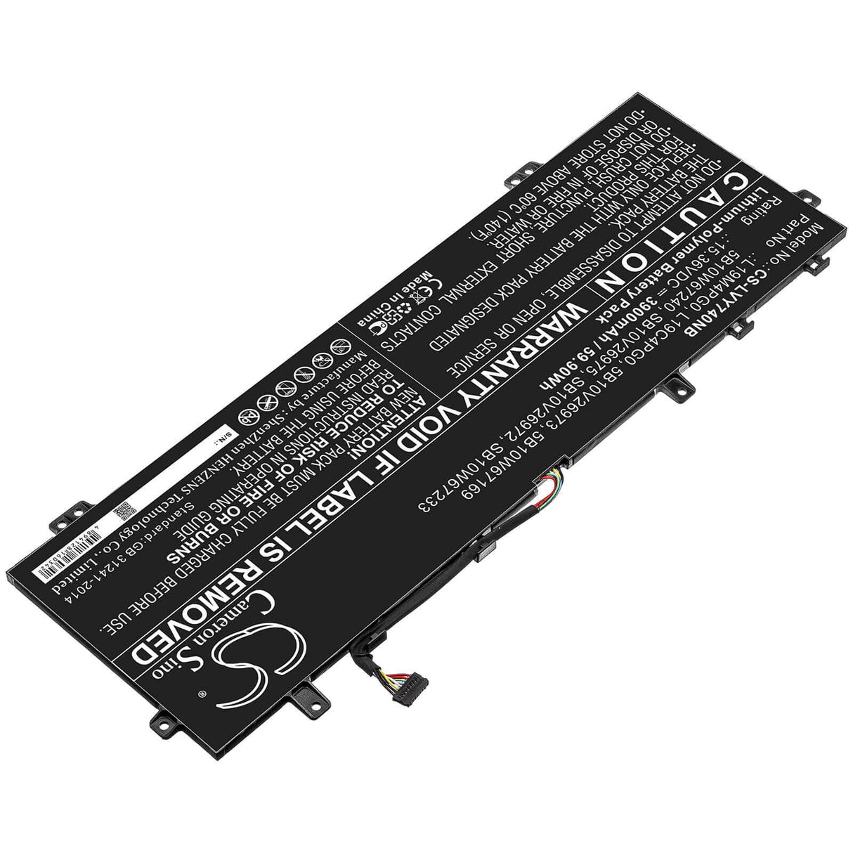 Battery For Lenovo, Legion Y740s, Legion Y740s-15imh, Legion Y9000x 15.36v, 3900mah - 59.90wh Notebook, Laptop Cameron Sino Technology Limited