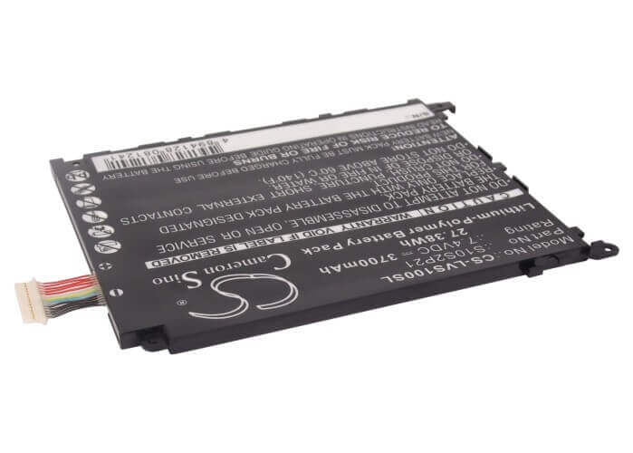 7.4V, Li-Polymer, 3700mAh, Tablet battery fits Lenovo, S10s2p21, Lepad S1, Lepad Y1011, 27.38Wh Tablet Cameron Sino Technology Limited