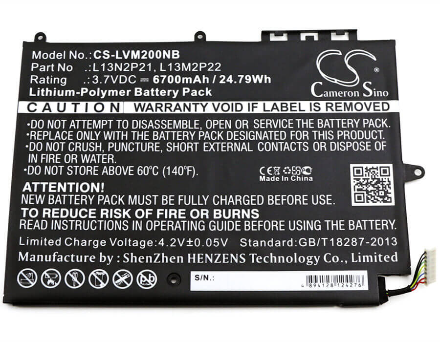 Battery For Lenovo, Miix 2, Miix 2 10, Miix 3 10, Miix 3-1030 3.7v, 6700mah - 24.79wh Notebook, Laptop Cameron Sino Technology Limited (Suspended)