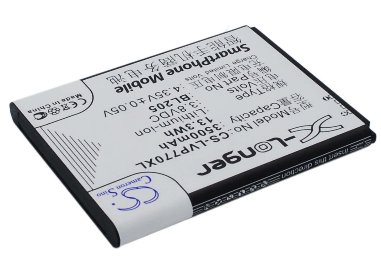 SmartPhone Battery For Lenovo P770 3.8v, 3500mah - 13.30wh Mobile, SmartPhone Cameron Sino Technology Limited (Smartphone)