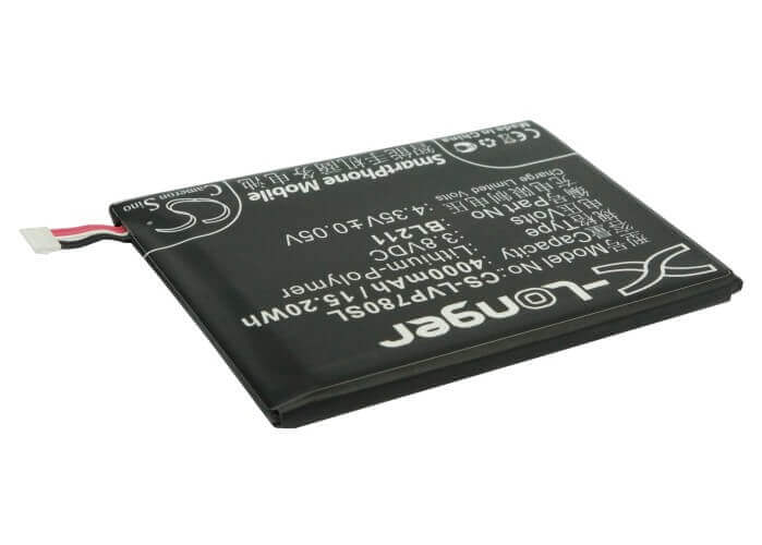 3,8V, Li-Polymère, 4000mAh, Mobile, batterie de smartphone convient à Lenovo, Bl211, P780, 15,2Wh Mobile, Smartphone Cameron Sino Technology Limited (Smartphone)
