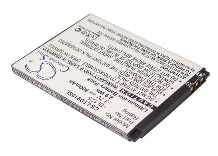 3,7V, Li-ion, 1000mAh, batterie SmartPhone compatible avec Lenovo, Bl125, A910, P650wg, 3,7Wh Mobile, SmartPhone Cameron Sino Technology Limited (Smartphone)