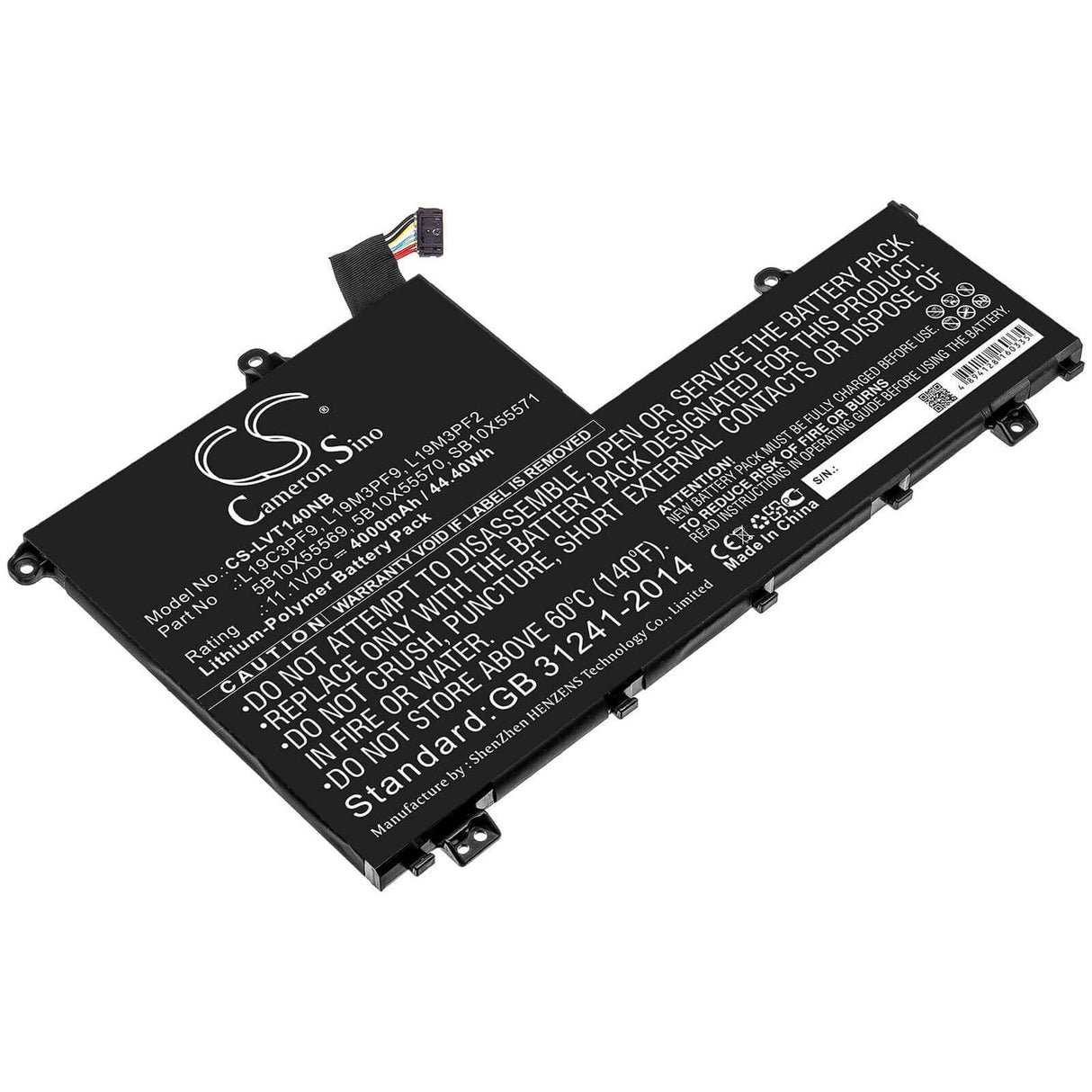 Battery For Lenovo, Thinkbook 14-iil, Thinkbook 14-iml, Thinkbook 15-iil 11.1v, 4000mah - 44.40wh Notebook, Laptop Cameron Sino Technology Limited