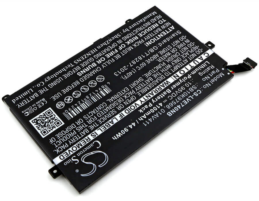 Battery For Lenovo, Thinkpad E470, Thinkpad E470c 10.95v, 4100mah - 44.90wh Notebook, Laptop Cameron Sino Technology Limited