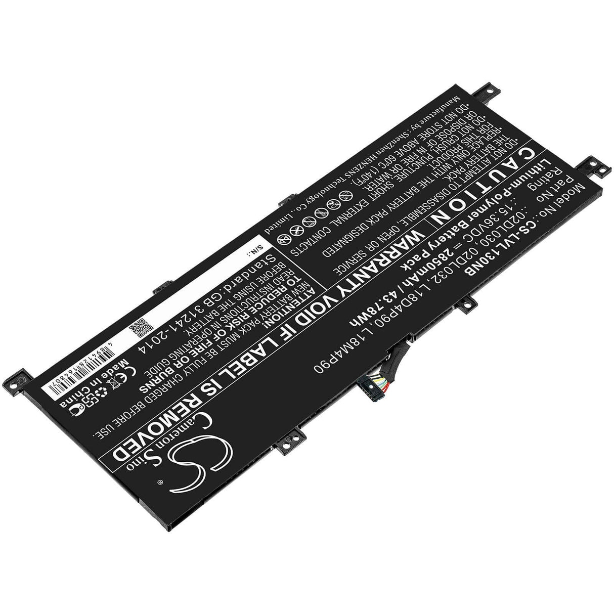 Notebook battery For Lenovo, Thinkpad L13, Thinkpad L13 Gen 2-20vjs07v00, Thinkpad L13 Gen 2-20vjs0dx00 15.36v, 2850mah - 43.78wh Notebook, Laptop Cameron Sino Technology Limited