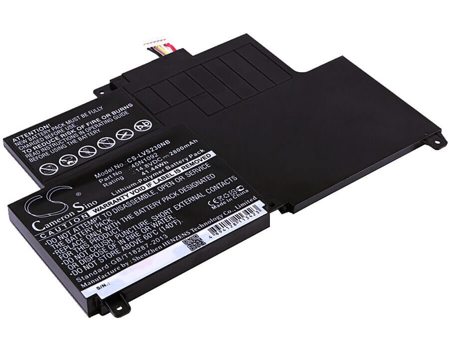 Battery For Lenovo Thinkpad S230u, Thinkpad Edge S230u, Thinkpad Twist S230u 14.8v, 2800mah - 41.44wh Notebook, Laptop Cameron Sino Technology Limited