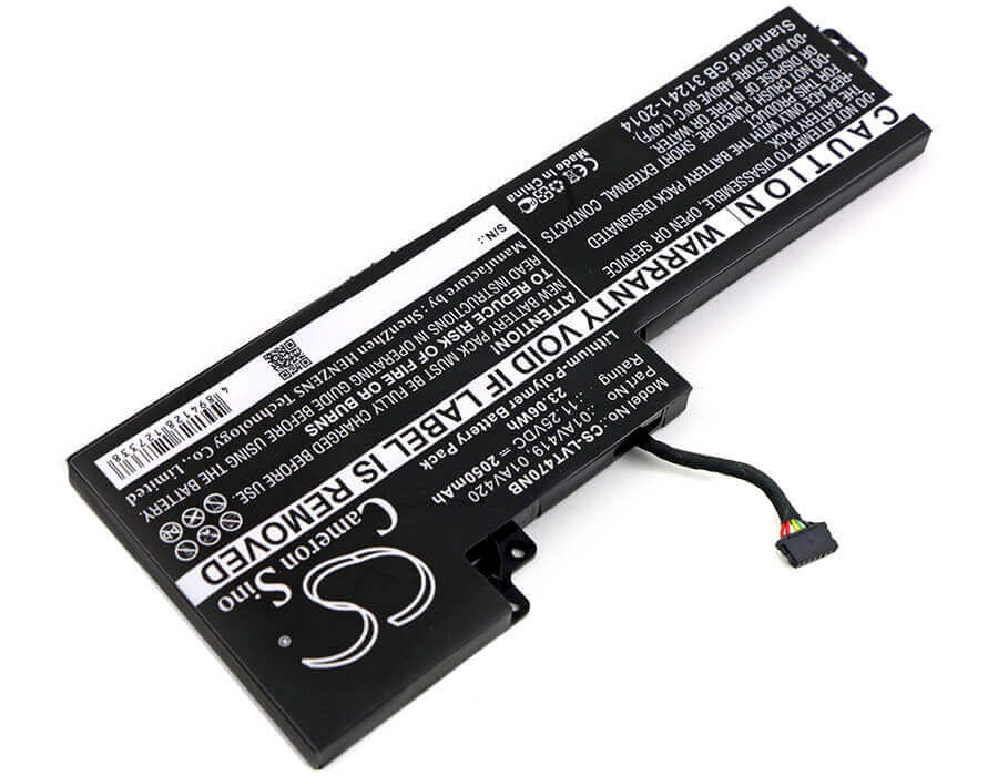 Battery For Lenovo, Thinkpad T470, Thinkpad T470, 01av419 11.25v, 2050mah - 23.06wh Notebook, Laptop Cameron Sino Technology Limited