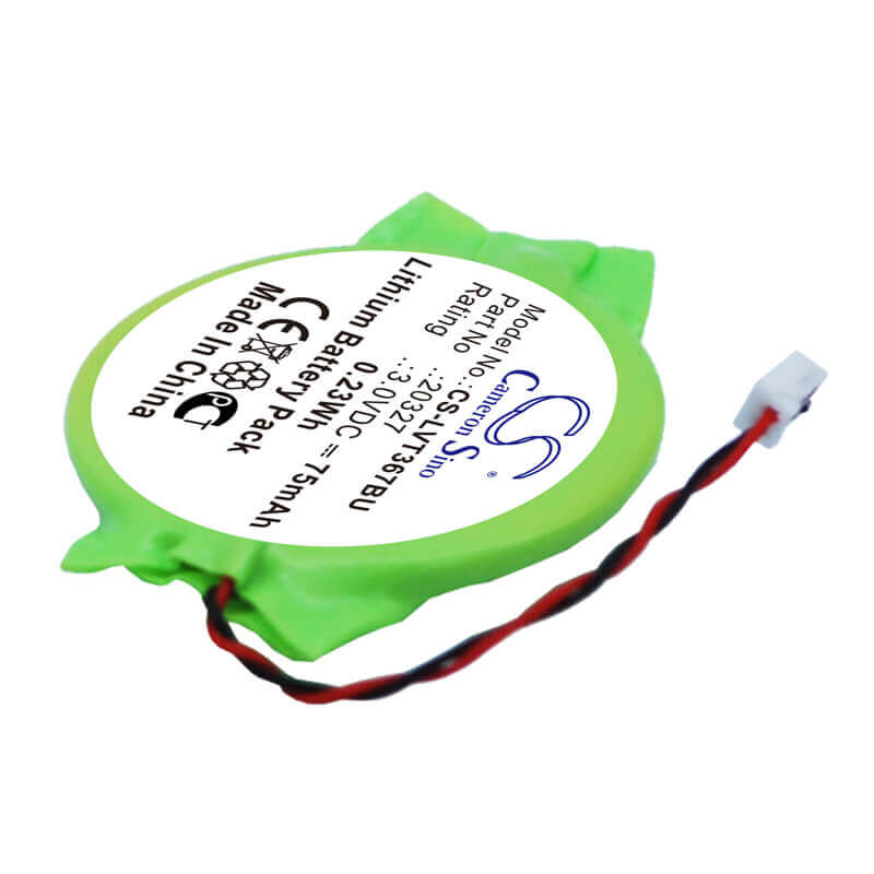 3.0V, Lithium, 75mAh, CMOS / BackUp battery fits Lenovo, 20327, Miix 10, 0.23Wh CMOS / BackUp Cameron Sino Technology Limited