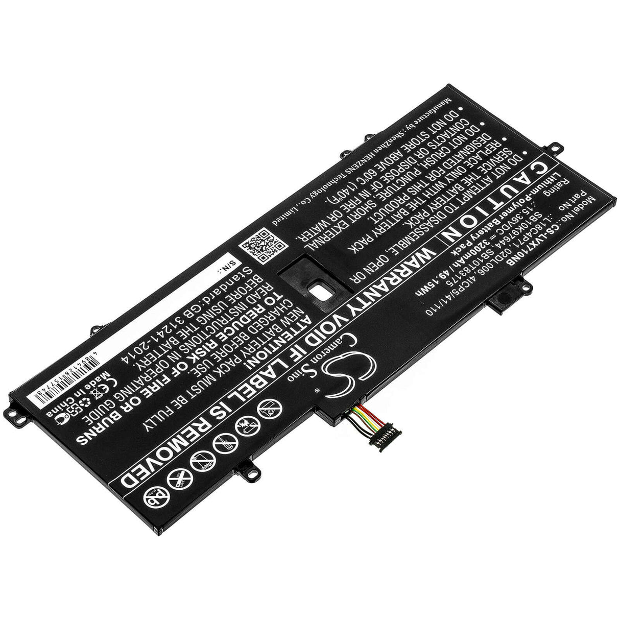 Battery For Lenovo, Thinkpad X1 Carbon 2019, Thinkpad X1 Carbon 7th 15.36v, 3200mah - 49.15wh Notebook, Laptop Cameron Sino Technology Limited
