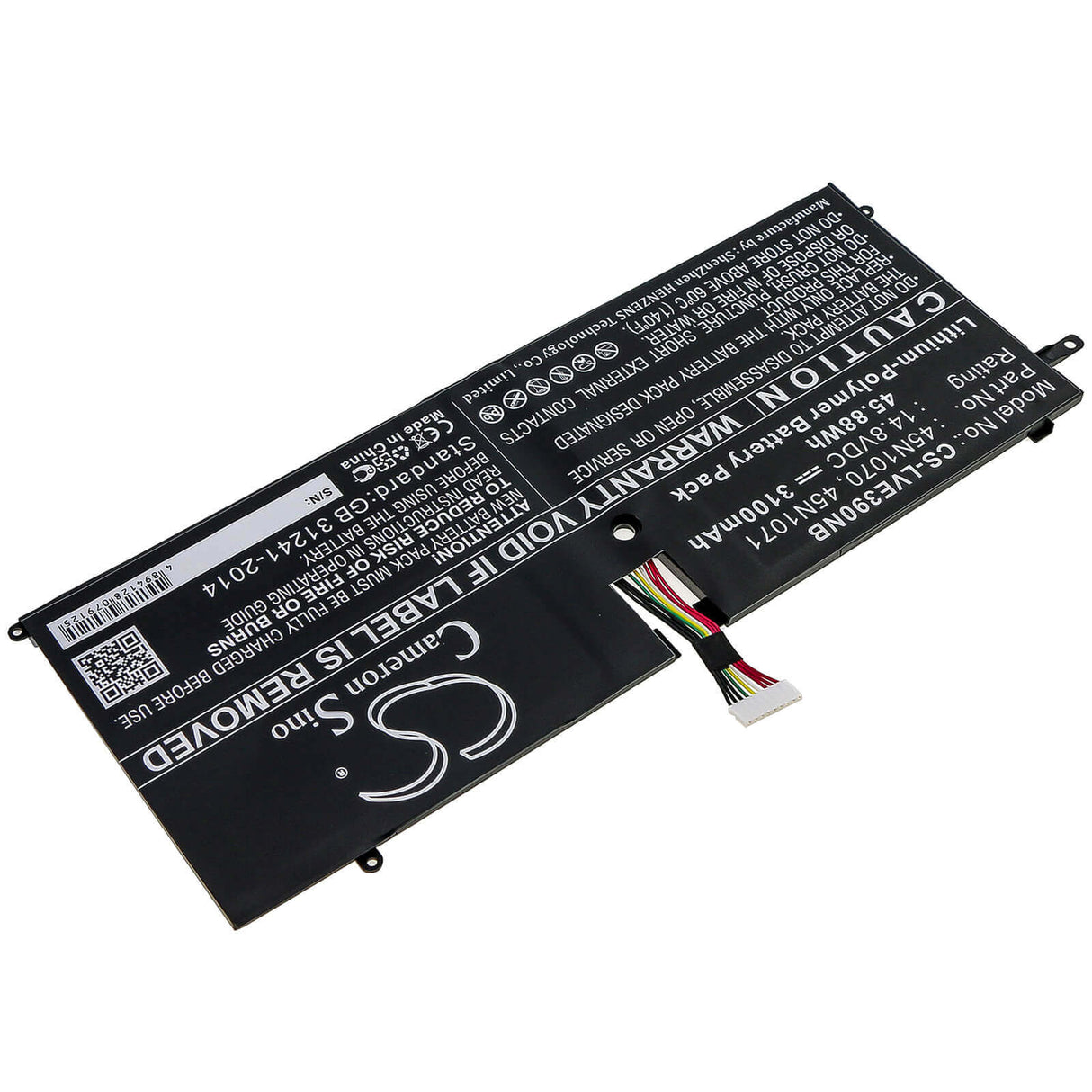 Battery For Lenovo, Thinkpad X1 Carbon, Thinkpad X1 Carbon 3444, Thinkpad X1 Carbon 3444-2hu 14.8v, 3100mah - 45.88wh Notebook, Laptop Cameron Sino Technology Limited