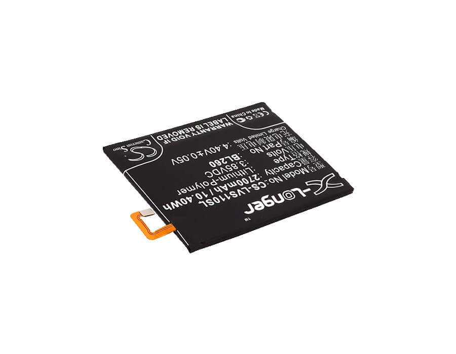 Batterie pour Lenovo Vibe S1 Lite 3.85v, 2700mah - 8.88wh Batteries pour l'électronique Cameron Sino Technology Limited (Suspendu)