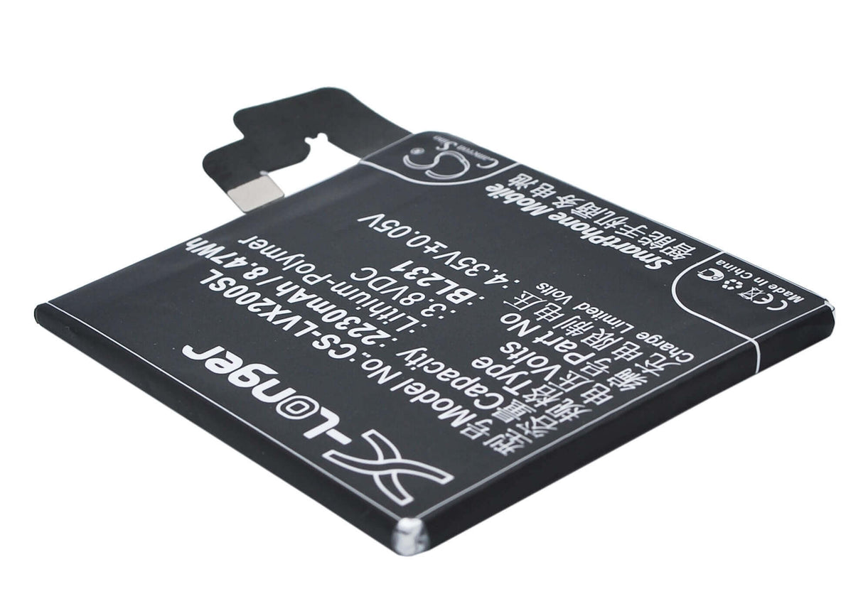3.8V, Li-Polymer, 2230mAh, SmartPhone battery fits Lenovo, Bl231, S90e, S90t, 8.47Wh Mobile, SmartPhone Cameron Sino Technology Limited (Smartphone)