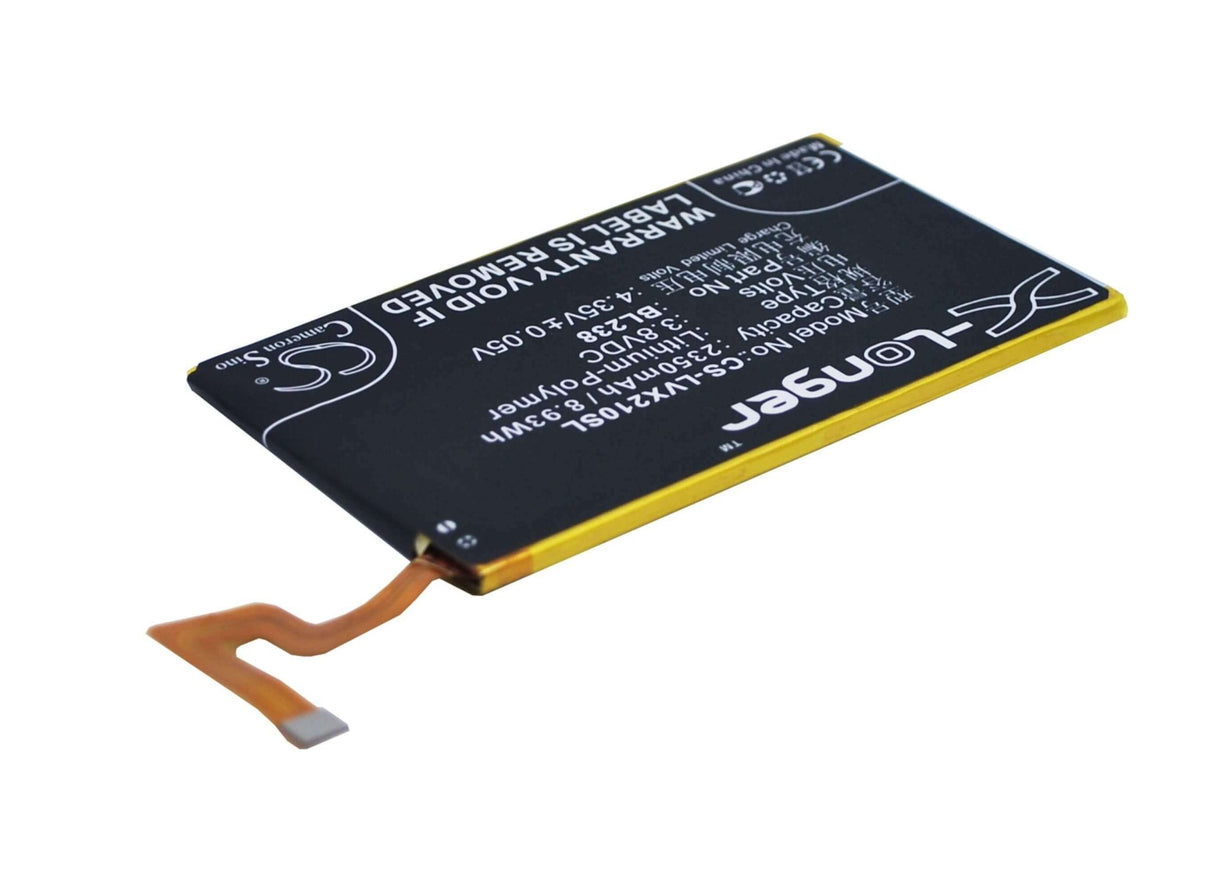 3.8V, Li-Polymer, 2350mAh, SmartPhone battery fits Lenovo, Bl238, Vibe X2pt5, 8.93Wh Mobile, SmartPhone Cameron Sino Technology Limited (Suspended)